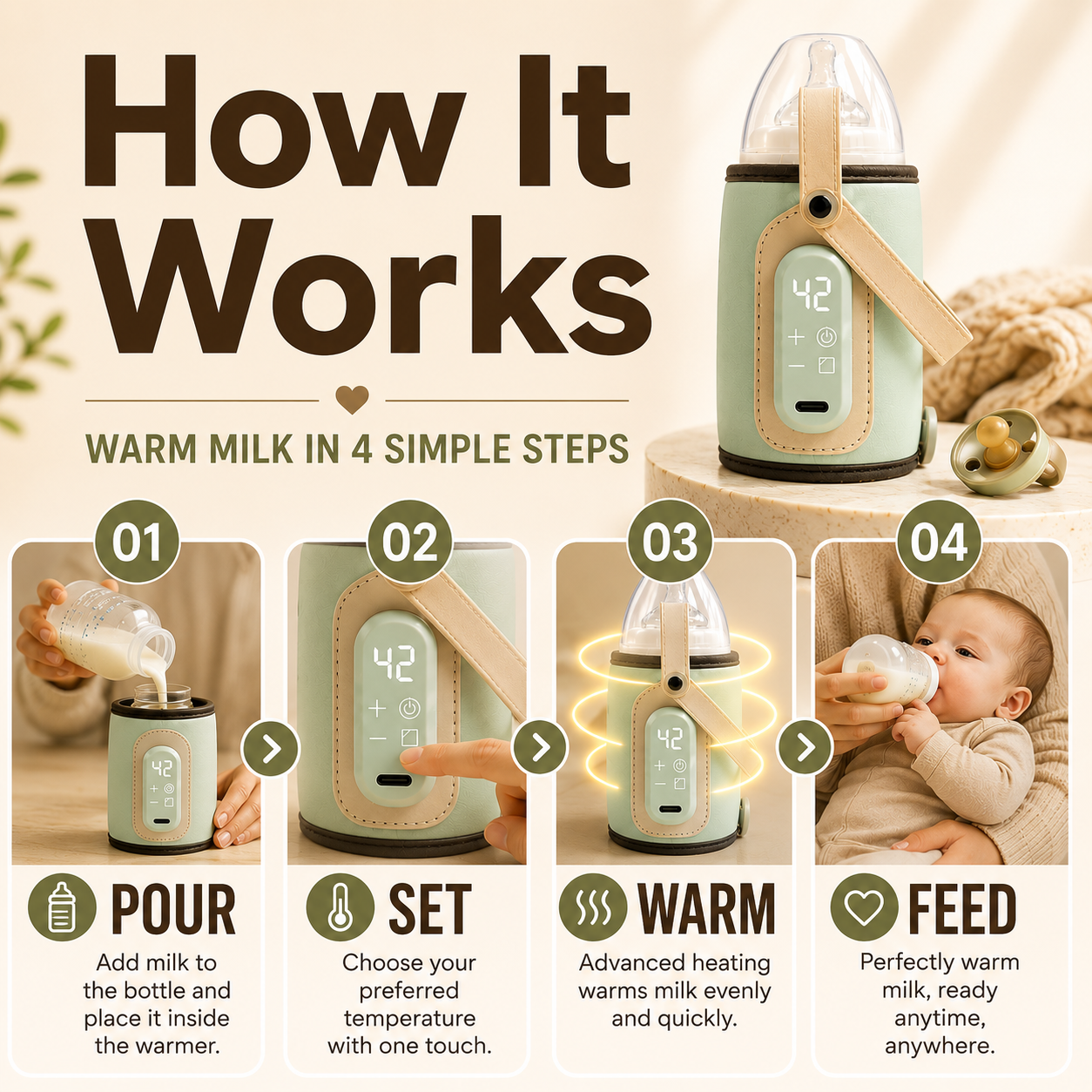 Bovvi™ Smart Bottle Warmer