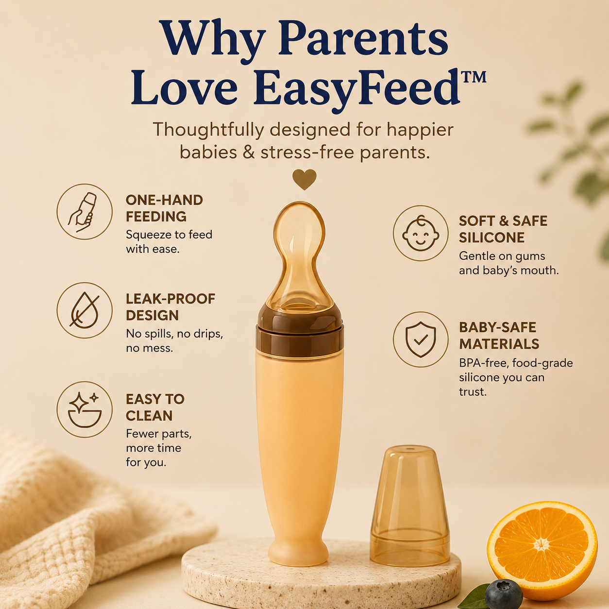 Bovvi EasyFeed™ Baby Bottle