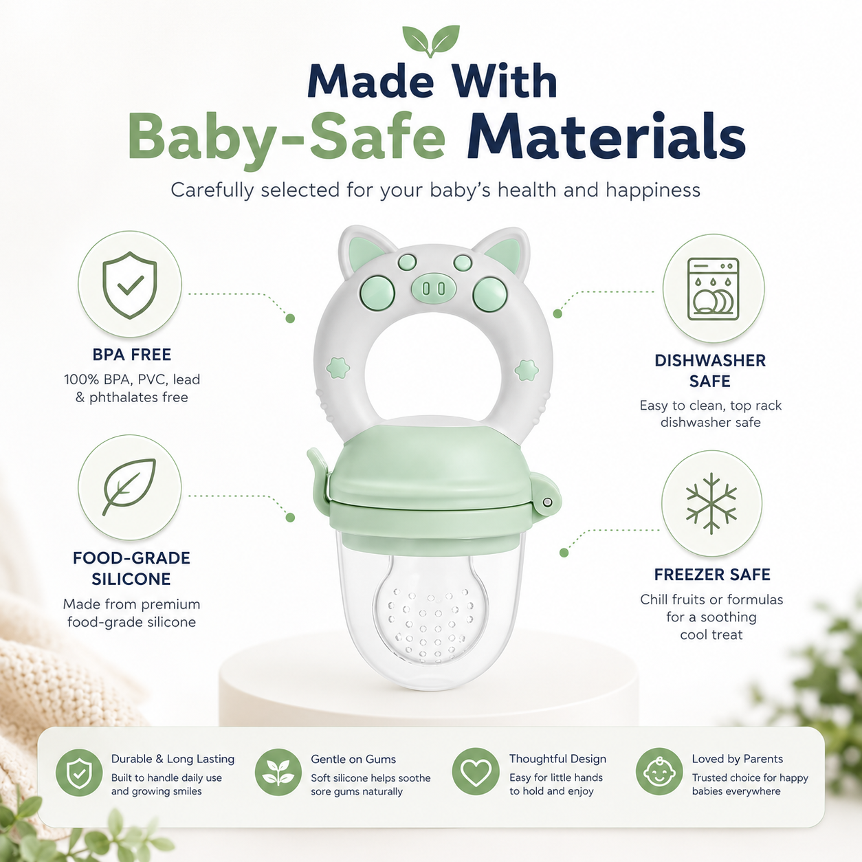Bovvi’s 8-Piece Baby Feeder Set