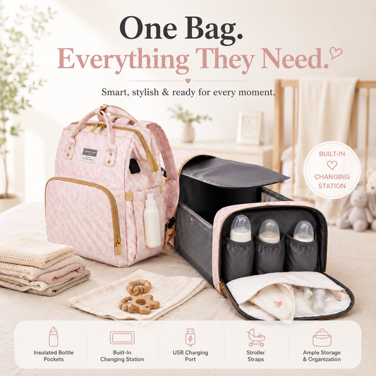 Bovvi™ TravelNest Diaper Backpack