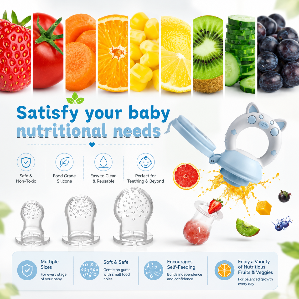 Bovvi’s 8-Piece Baby Feeder Set