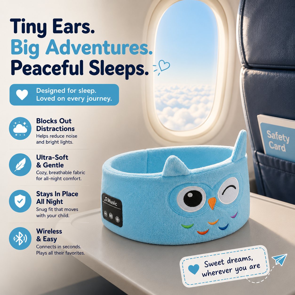 CloudBand™ Bluetooth Sleep Headphones