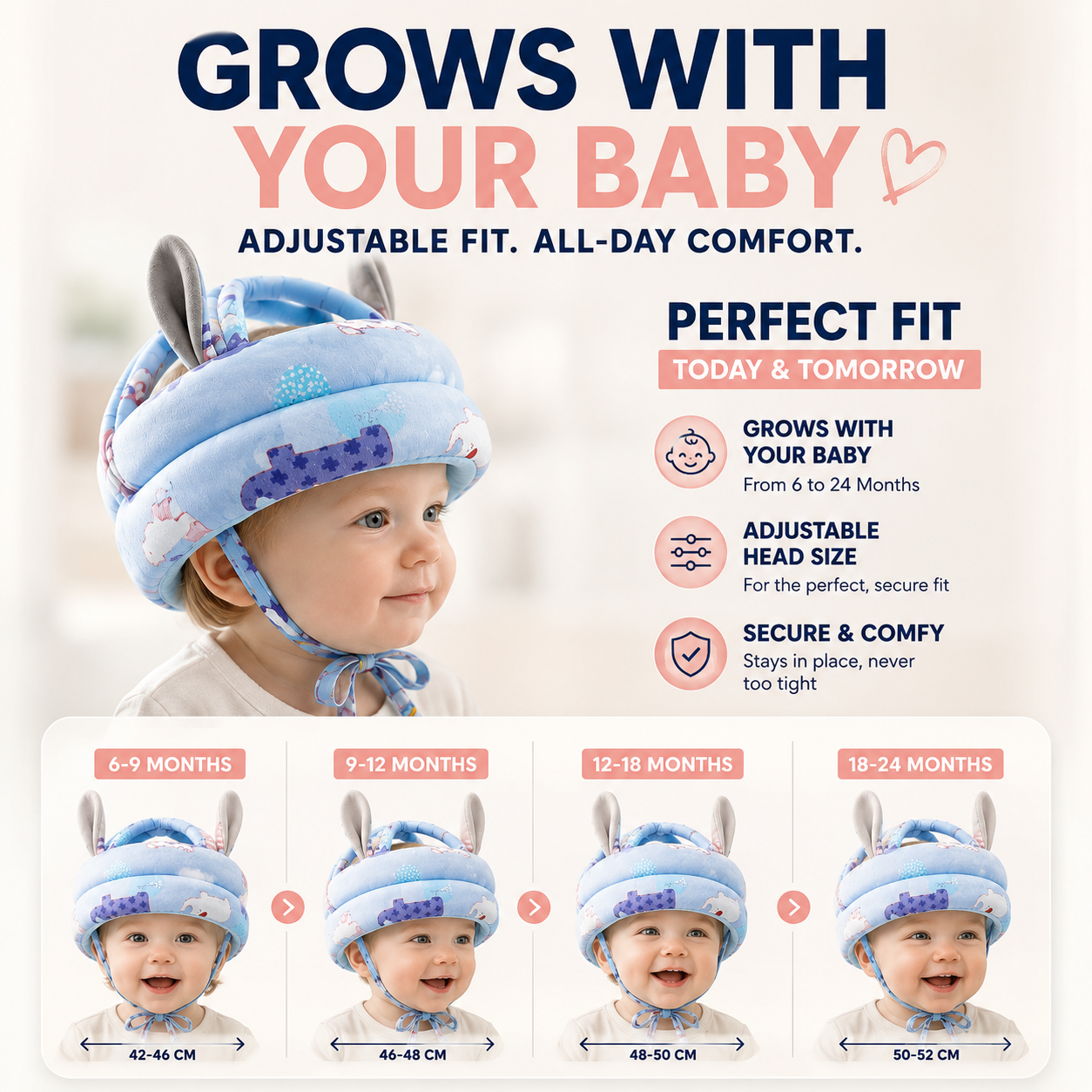 SafeSteps™ Head Protection for Little Ones