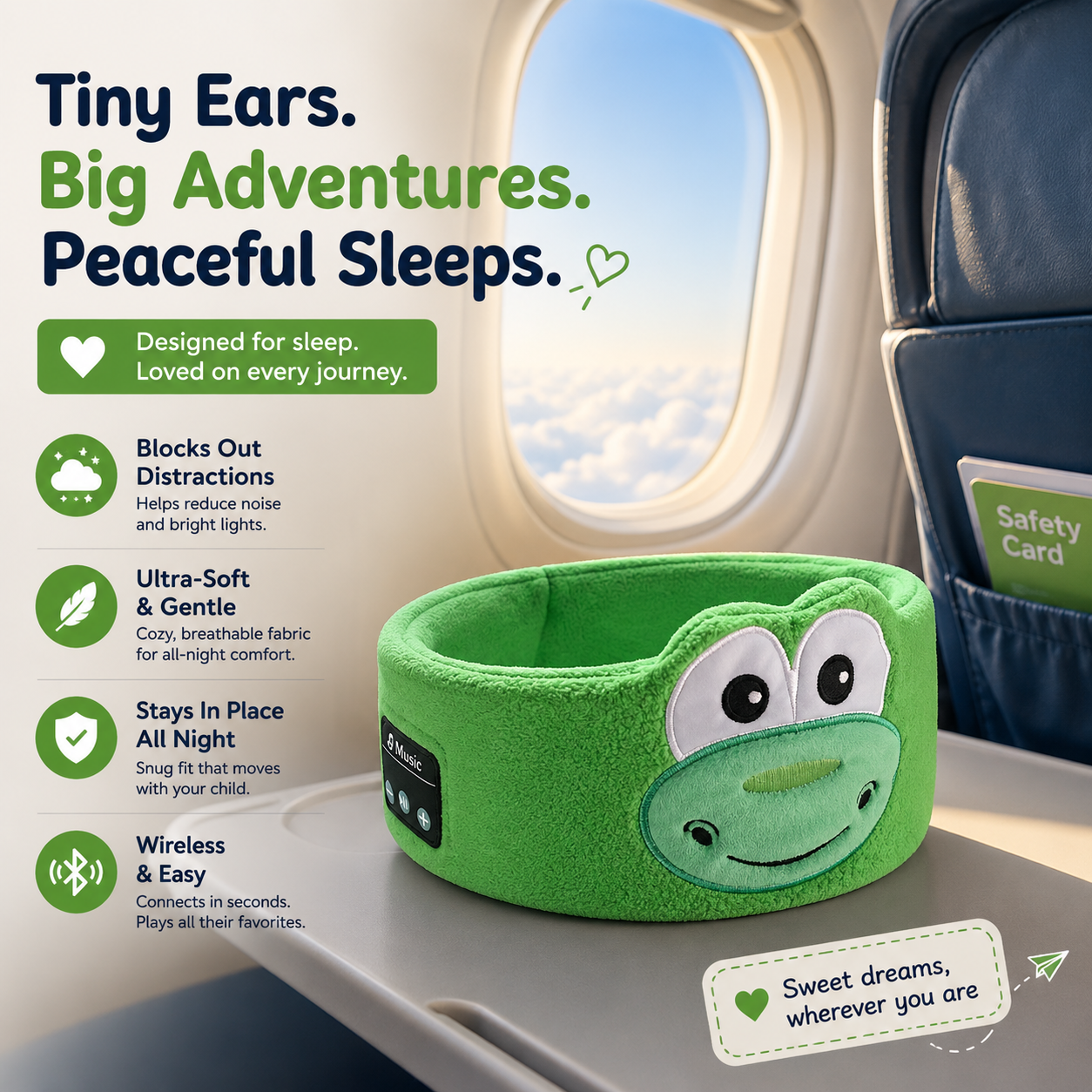 CloudBand™ Bluetooth Sleep Headphones