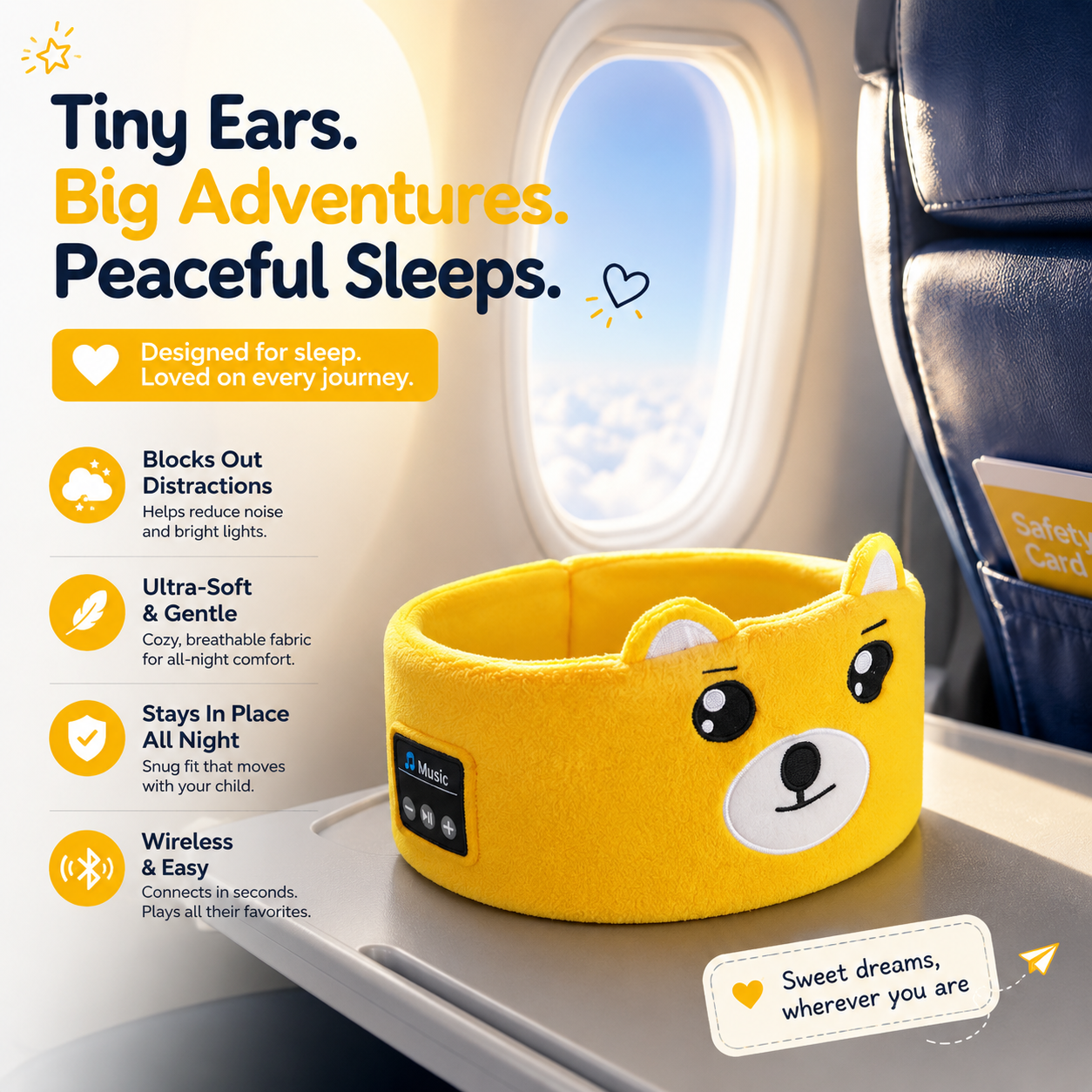 CloudBand™ Bluetooth Sleep Headphones
