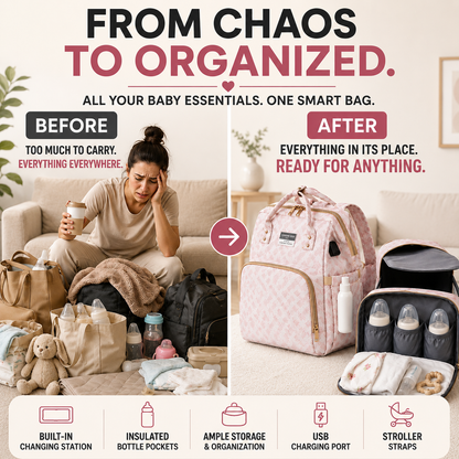 Bovvi™ TravelNest Diaper Backpack