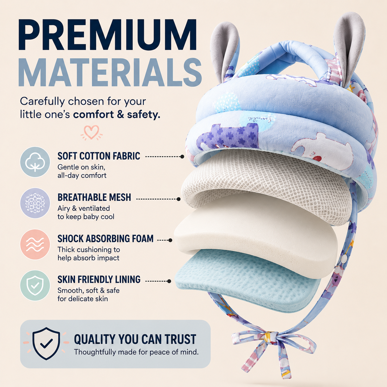 SafeSteps™ Head Protection for Little Ones